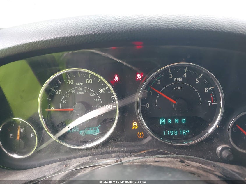 2017 Jeep Wrangler / VIN 1C4BJWDG9HL738454 IAAI salvage auction — FRONT END, Original (Texas), sold $4,400 on 2026-07-09 (photo 7)