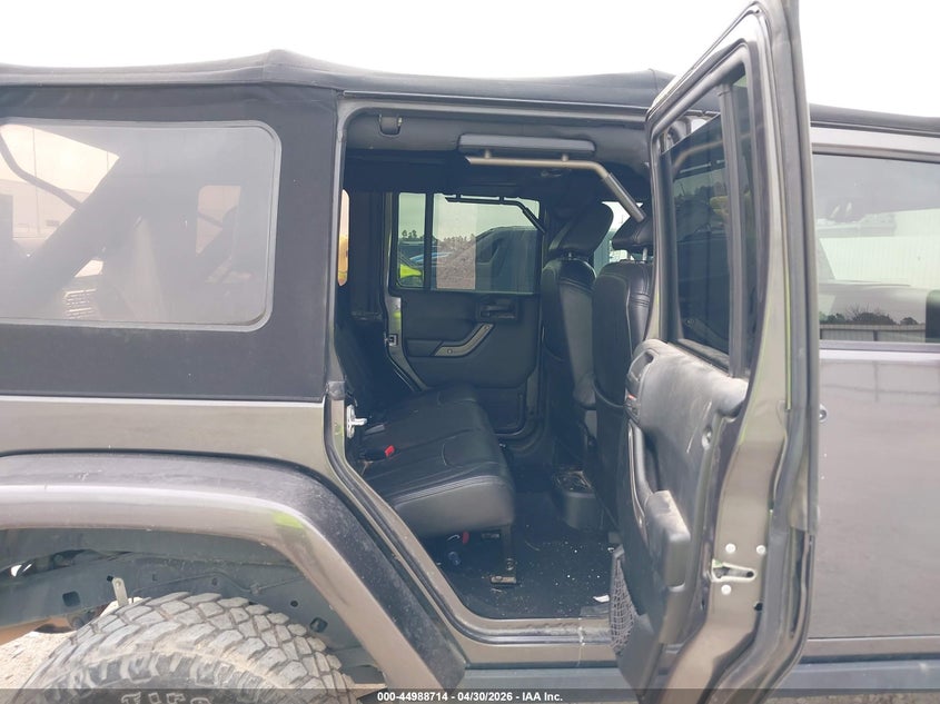 2017 Jeep Wrangler / VIN 1C4BJWDG9HL738454 IAAI salvage auction — FRONT END, Original (Texas), sold $4,400 on 2026-07-09 (photo 8)
