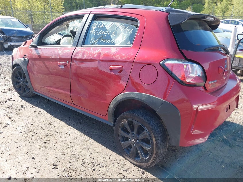2024 Mitsubishi Mirage VIN ML32AWHJXRH009232 IAAI salvage auction — SIDE, Salvage (Illinois), sold $500 on 2026-07-08 (photo 3)