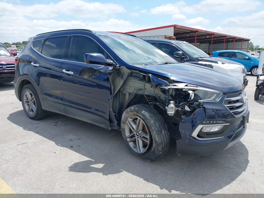 2017 Hyundai Santa fe VIN 5XYZU3LB8HG417351 IAAI salvage auction — RIGHT FRONT, Original (Texas), sold $4,000 on 2026-07-09 (photo 1)