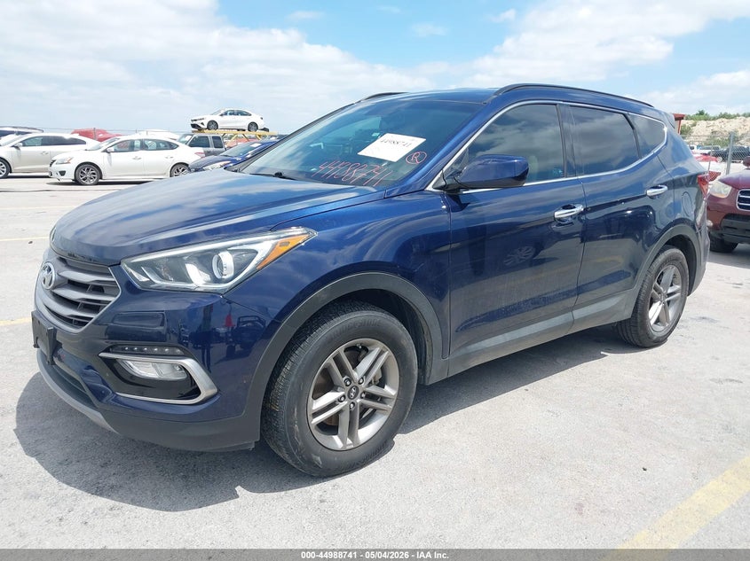 2017 Hyundai Santa fe VIN 5XYZU3LB8HG417351 IAAI salvage auction — RIGHT FRONT, Original (Texas), sold $4,000 on 2026-07-09 (photo 2)