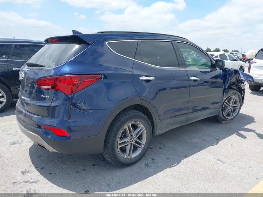 2017 Hyundai Santa fe VIN 5XYZU3LB8HG417351 IAAI salvage auction — RIGHT FRONT, Original (Texas), sold $4,000 on 2026-07-09 (photo 4)