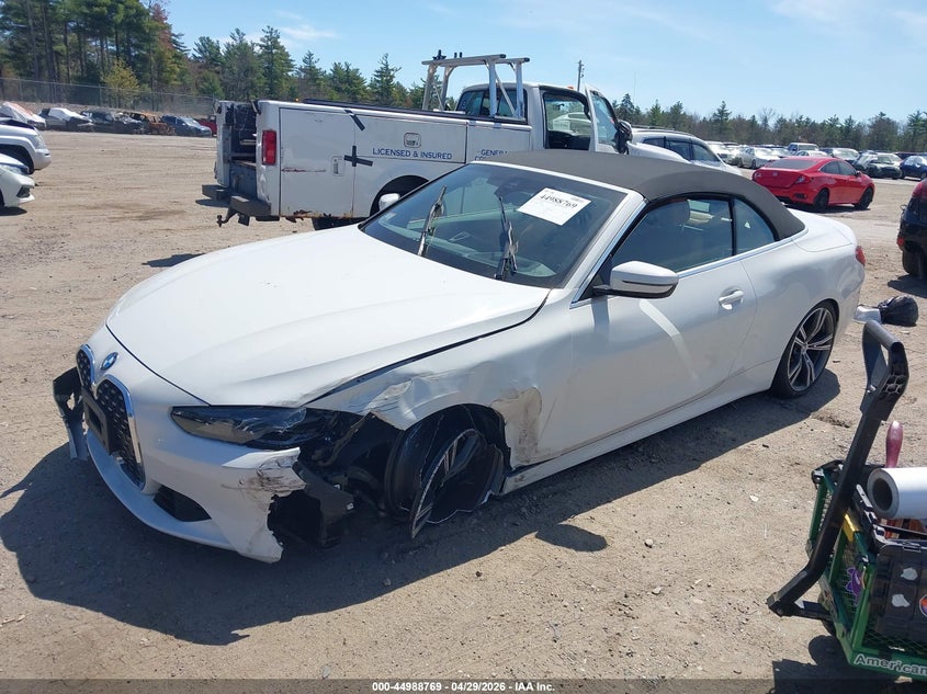 2024 BMW 4er VIN WBA43AT01RCN63853 IAAI salvage auction — FRONT END, Salvage Title, sold $10,900 on 2026-07-10 (photo 2)