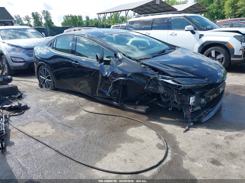2023 Toyota Prius VIN JTDADABU5P3005797 IAAI salvage auction — SIDE, Salvage - Greater Than 75% (Maryland), sold $6,975 on 2026-07-16 (photo 1)