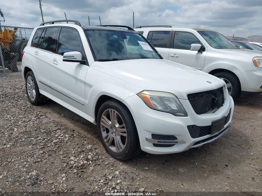 2015 Mercedes-benz Glk-klasse VIN WDCGG5HBXFG425586 IAAI salvage auction — LEFT FRONT, Original (Texas), sold $3,350 on 2026-07-07 (photo 1)