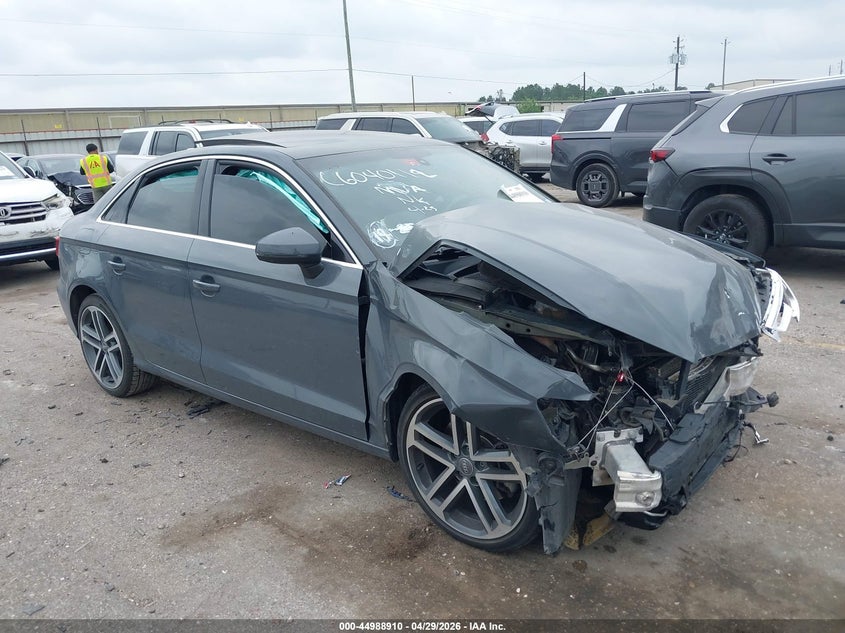 2019 Audi A3 VIN WAUAUGFF7K1014307 IAAI salvage auction — FRONT END, Salvage (Texas), sold $1,975 on 2026-07-22 (photo 1)