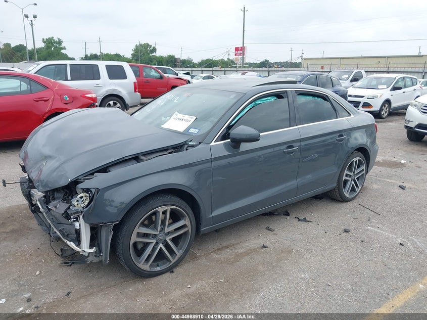 2019 Audi A3 VIN WAUAUGFF7K1014307 IAAI salvage auction — FRONT END, Salvage (Texas), sold $1,975 on 2026-07-22 (photo 2)