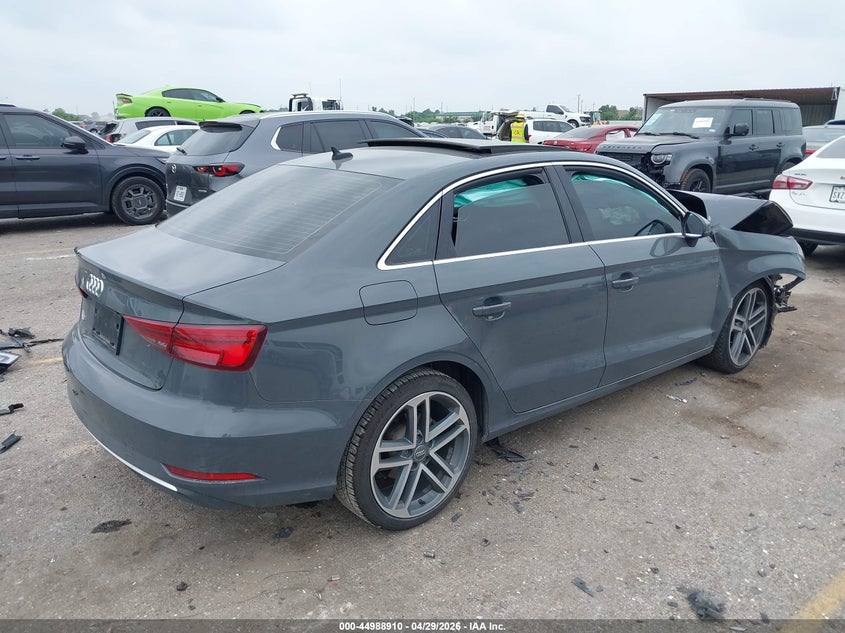 2019 Audi A3 VIN WAUAUGFF7K1014307 IAAI salvage auction — FRONT END, Salvage (Texas), sold $1,975 on 2026-07-22 (photo 4)