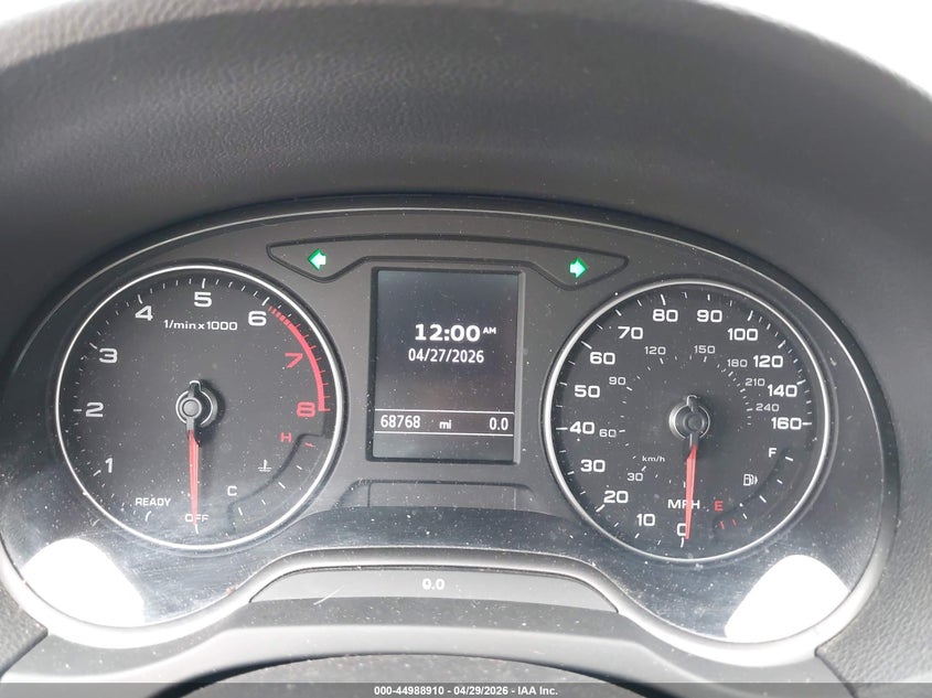 2019 Audi A3 VIN WAUAUGFF7K1014307 IAAI salvage auction — FRONT END, Salvage (Texas), sold $1,975 on 2026-07-22 (photo 7)