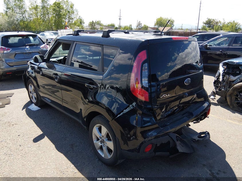 2018 Kia Soul VIN KNDJN2A22J7524163 IAAI salvage auction — REAR END, Salvage (Colorado), sold $1,350 on 2026-07-14 (photo 3)