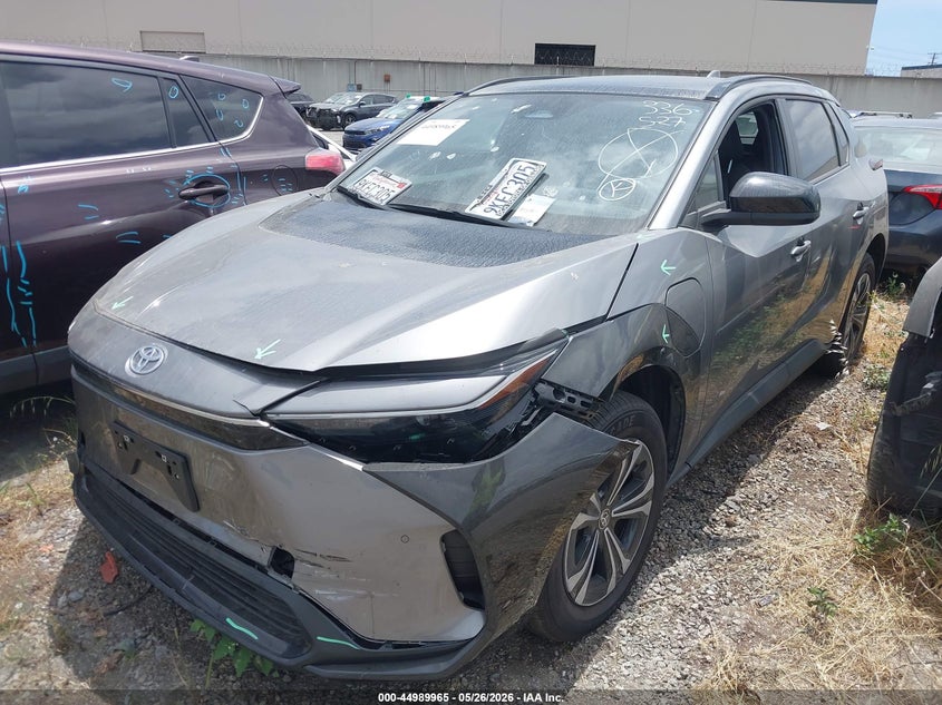 2023 Toyota Bz4x VIN JTMAAAAA9PA027278 IAAI salvage auction — REAR END, Salvage Certificate (California), sold $8,300 on 2026-07-15 (photo 2)