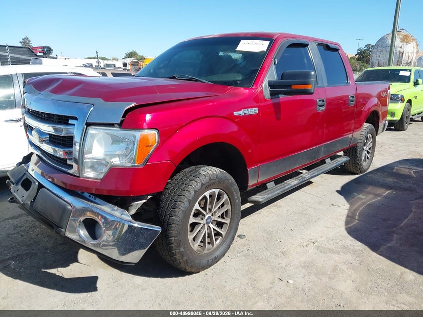2014 Ford F-150 VIN 1FTFW1EF8EKE45920 IAAI salvage auction — FRONT END, Salvage (California), sold $3,550 on 2026-07-09 (photo 2)