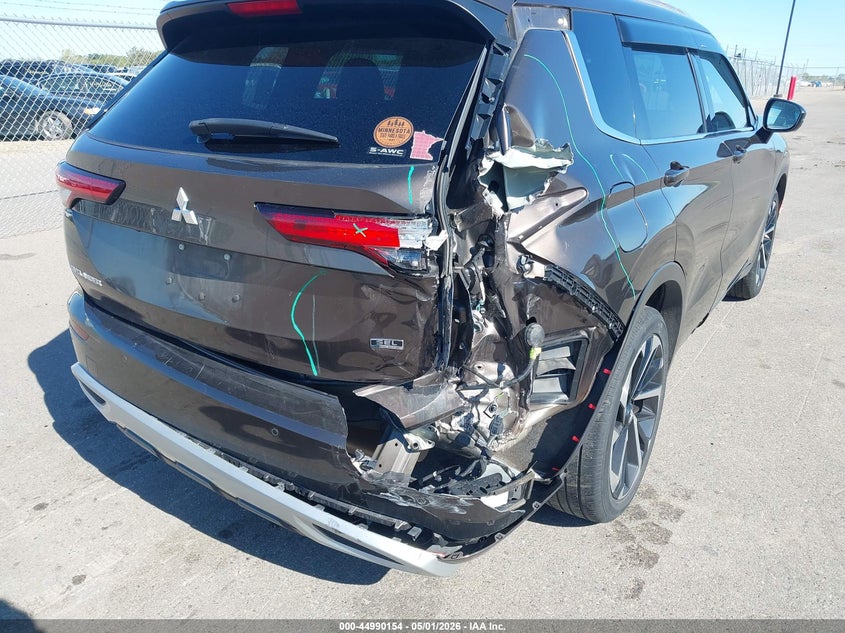 2022 Mitsubishi Outlander VIN JA4J4VA84NZ070995 IAAI salvage auction — RIGHT REAR, Salvage (Minnesota), sold $9,900 on 2026-07-06 (photo 6)