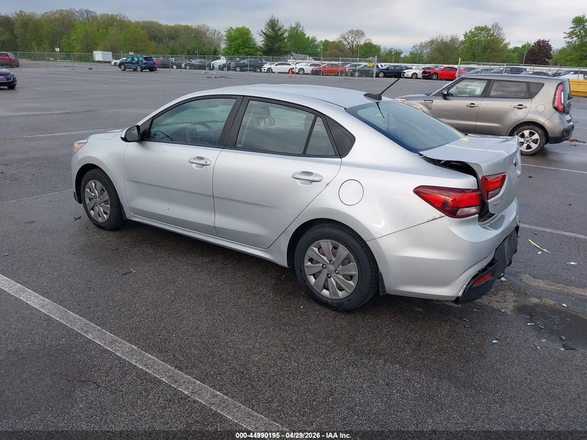 2020 Kia Rio VIN 3KPA24AD1LE273421 IAAI salvage auction — REAR END, Salvage Title, sold $1,350 on 2026-07-17 (photo 3)