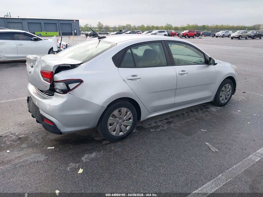 2020 Kia Rio VIN 3KPA24AD1LE273421 IAAI salvage auction — REAR END, Salvage Title, sold $1,350 on 2026-07-17 (photo 4)