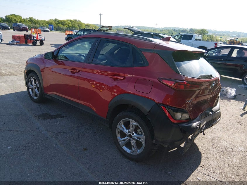 2022 Hyundai Kona VIN KM8K62AB2NU819588 IAAI salvage auction — REAR END, Salvage Title, sold $3,900 on 2026-07-09 (photo 3)