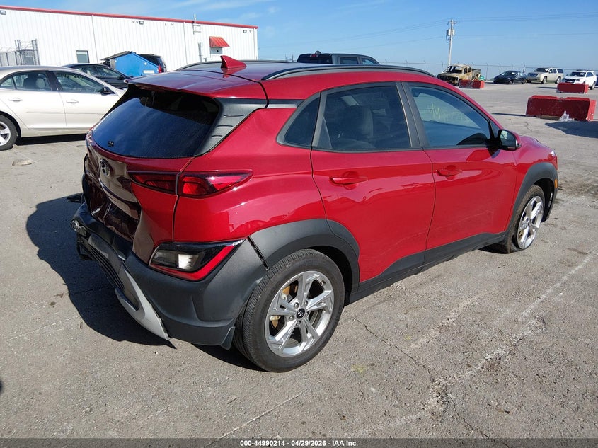 2022 Hyundai Kona VIN KM8K62AB2NU819588 IAAI salvage auction — REAR END, Salvage Title, sold $3,900 on 2026-07-09 (photo 4)