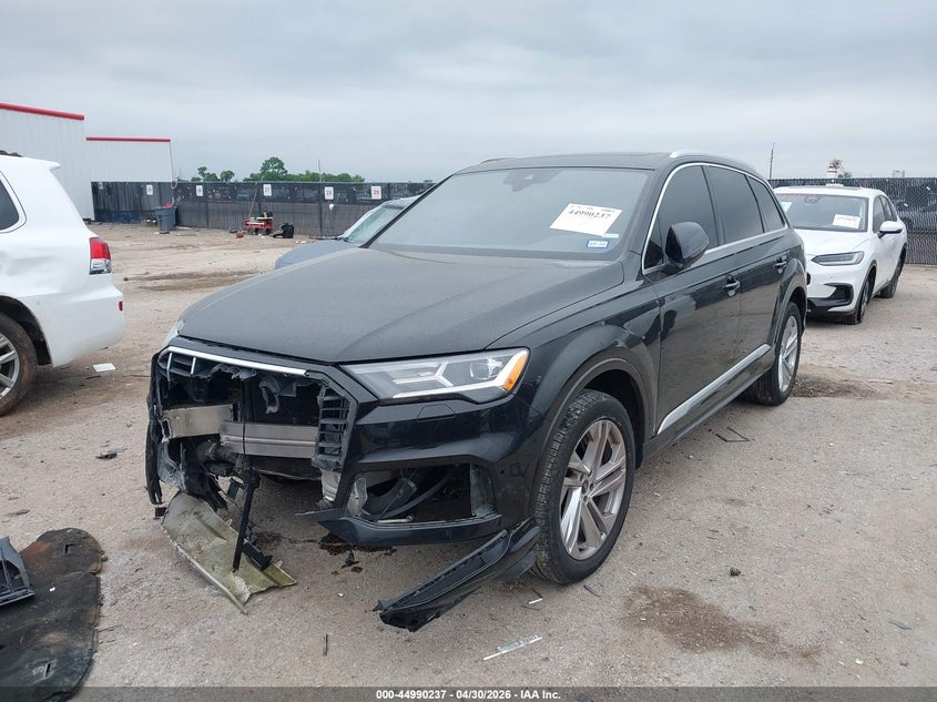 2021 Audi Q7 VIN WA1LJAF75MD034822 IAAI salvage auction — FRONT END, Salvage (Texas), sold $5,850 on 2026-07-28 (photo 2)