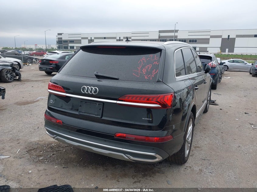2021 Audi Q7 VIN WA1LJAF75MD034822 IAAI salvage auction — FRONT END, Salvage (Texas), sold $5,850 on 2026-07-28 (photo 4)