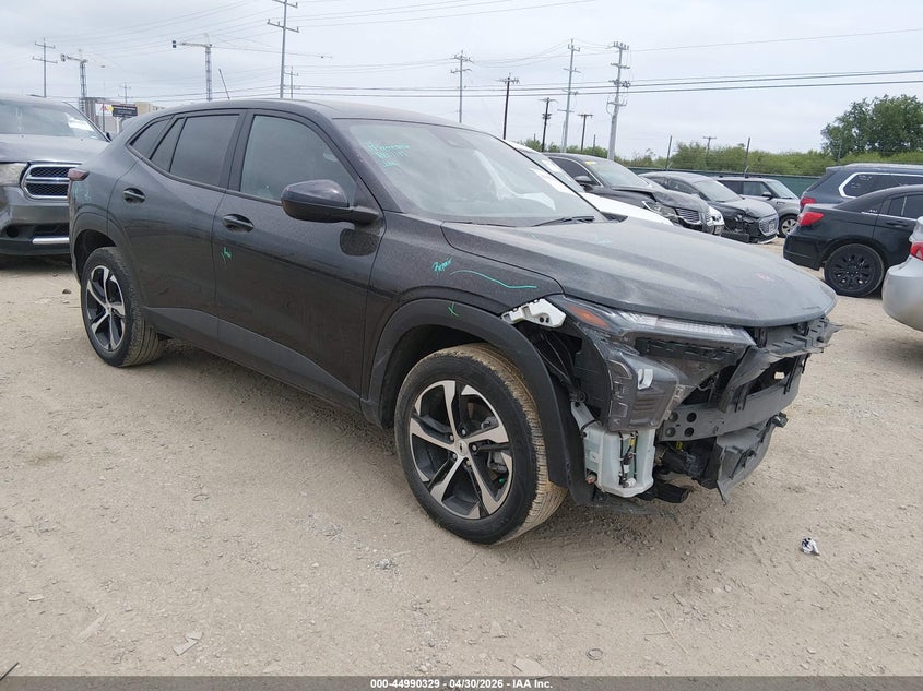 2024 Chevrolet Trax VIN KL77LGE24RC211557 IAAI salvage auction — FRONT END, Original (Texas), sold $3,400 on 2026-07-06 (photo 1)