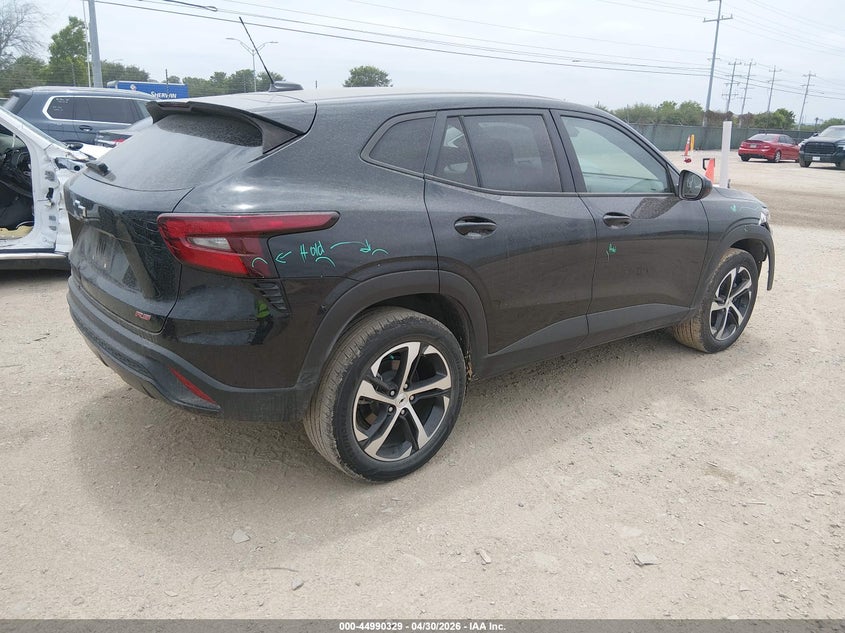 2024 Chevrolet Trax VIN KL77LGE24RC211557 IAAI salvage auction — FRONT END, Original (Texas), sold $3,400 on 2026-07-06 (photo 4)