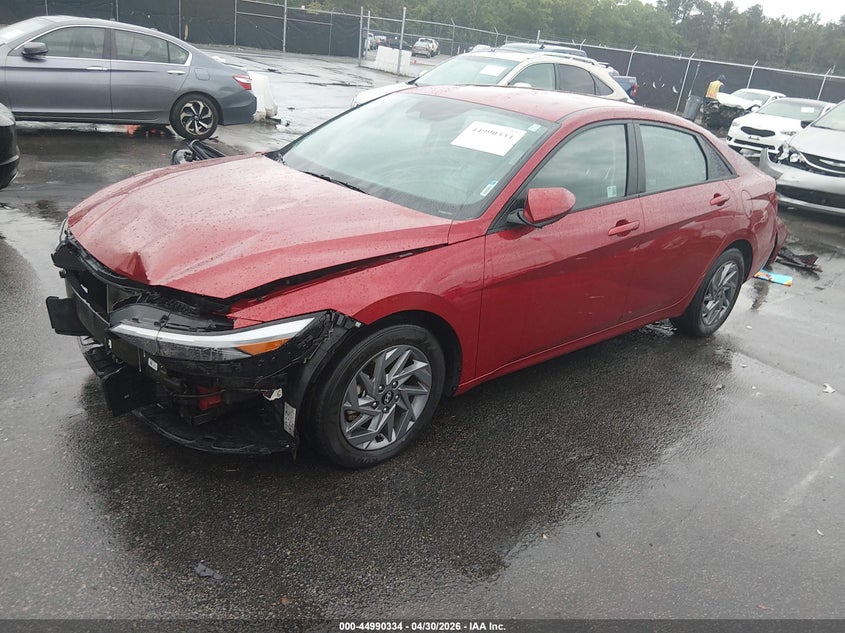2024 Hyundai Elantra VIN KMHLM4DG7RU643947 IAAI salvage auction — FRONT END, Salvage (South Carolina), sold $3,950 on 2026-07-23 (photo 2)