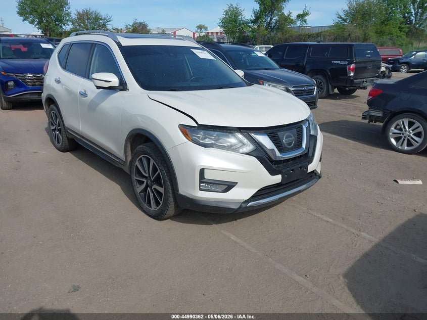 2017 Nissan Rogue VIN JN8AT2MV1HW023944 IAAI salvage auction — HAIL, Salvage (Iowa), sold $4,525 on 2026-07-13 (photo 1)