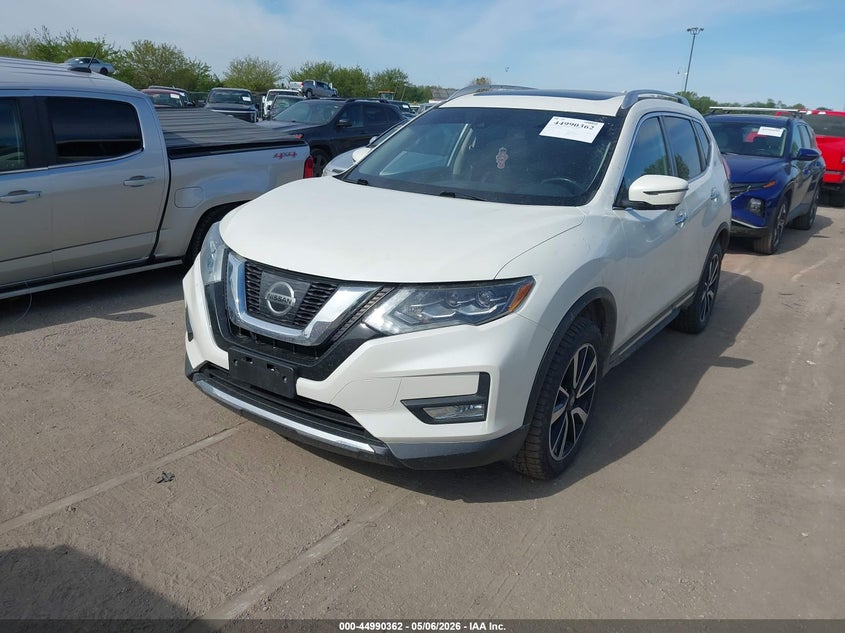 2017 Nissan Rogue VIN JN8AT2MV1HW023944 IAAI salvage auction — HAIL, Salvage (Iowa), sold $4,525 on 2026-07-13 (photo 2)