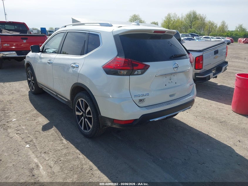 2017 Nissan Rogue VIN JN8AT2MV1HW023944 IAAI salvage auction — HAIL, Salvage (Iowa), sold $4,525 on 2026-07-13 (photo 3)