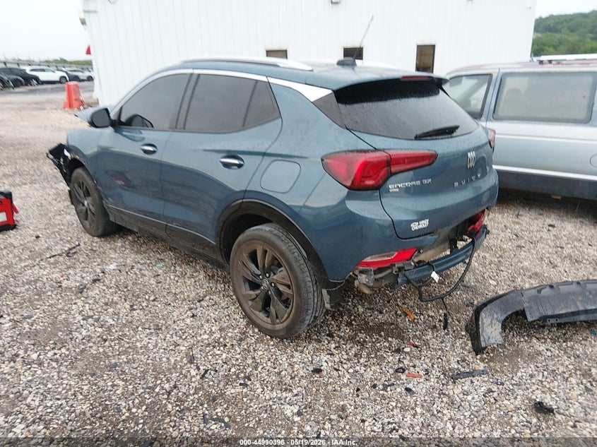 2024 Buick Encore gx VIN KL4AMESL4RB103043 IAAI salvage auction — FRONT & REAR, Salvage (Oklahoma), sold $2,700 on 2026-09-07 (photo 3)