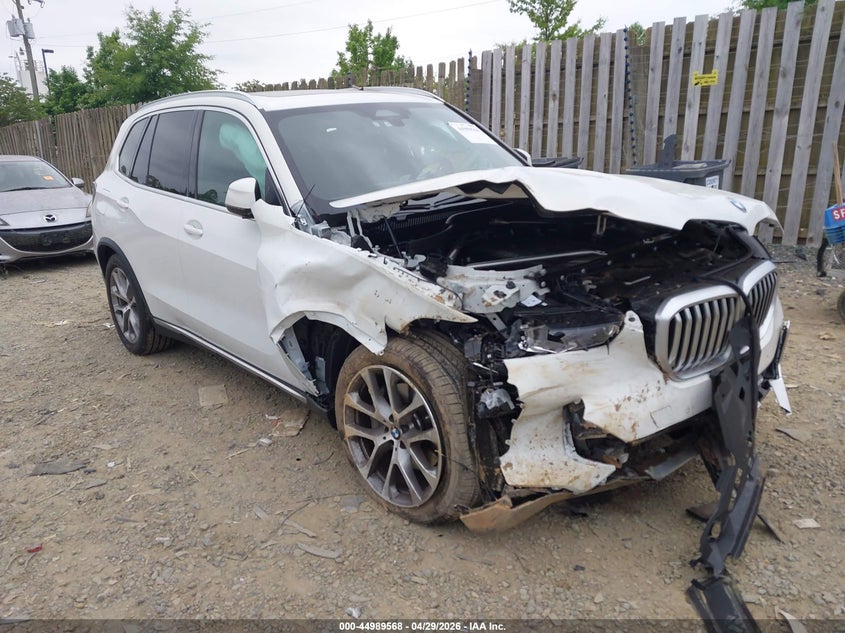 2026 BMW X5 VIN 5UX23EU09T9377299 IAAI salvage auction — RIGHT FRONT, Salvage (Virginia), sold $34,275 on 2026-07-06 (photo 1)
