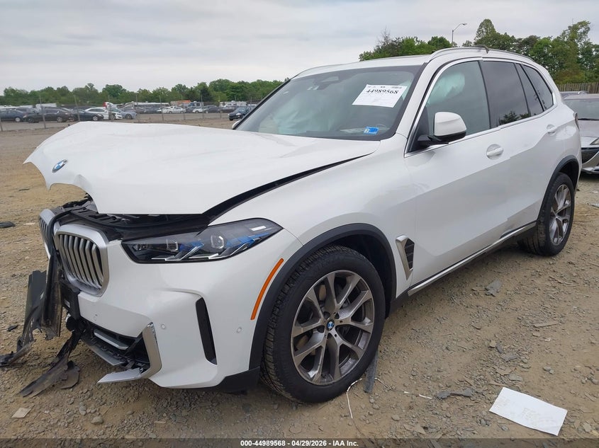 2026 BMW X5 VIN 5UX23EU09T9377299 IAAI salvage auction — RIGHT FRONT, Salvage (Virginia), sold $34,275 on 2026-07-06 (photo 2)