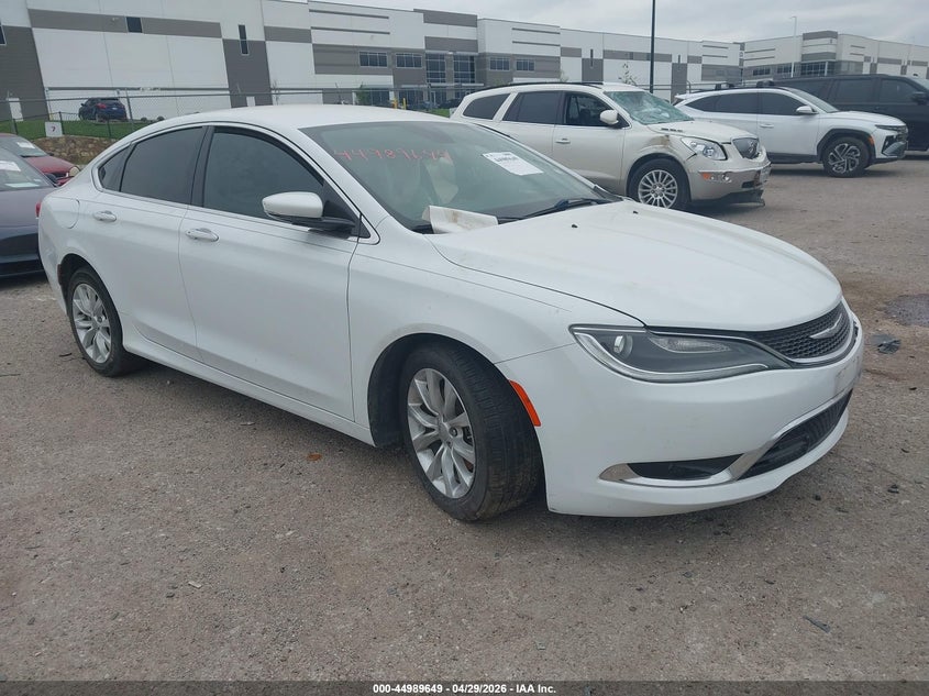 2016 Chrysler 200 VIN 1C3CCCCB1GN119289 IAAI salvage auction — LEFT SIDE, Salvage Title, sold $0 on 2026-10-03 (photo 1)