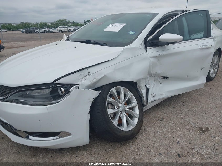 2016 Chrysler 200 VIN 1C3CCCCB1GN119289 IAAI salvage auction — LEFT SIDE, Salvage Title, sold $0 on 2026-10-03 (photo 6)
