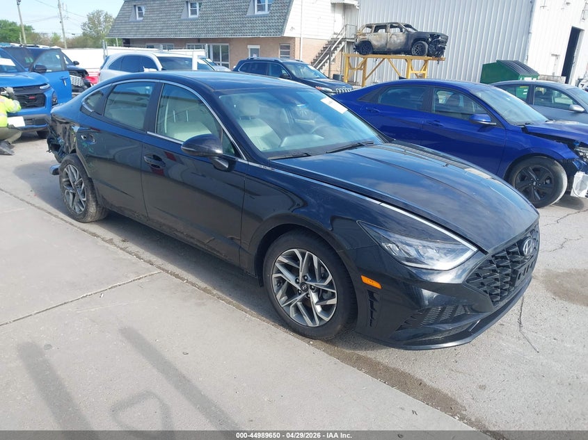 2023 Hyundai Sonata VIN KMHL64JA7PA267971 IAAI salvage auction — REAR END, Salvage (Illinois), sold $4,350 on 2026-07-14 (photo 1)