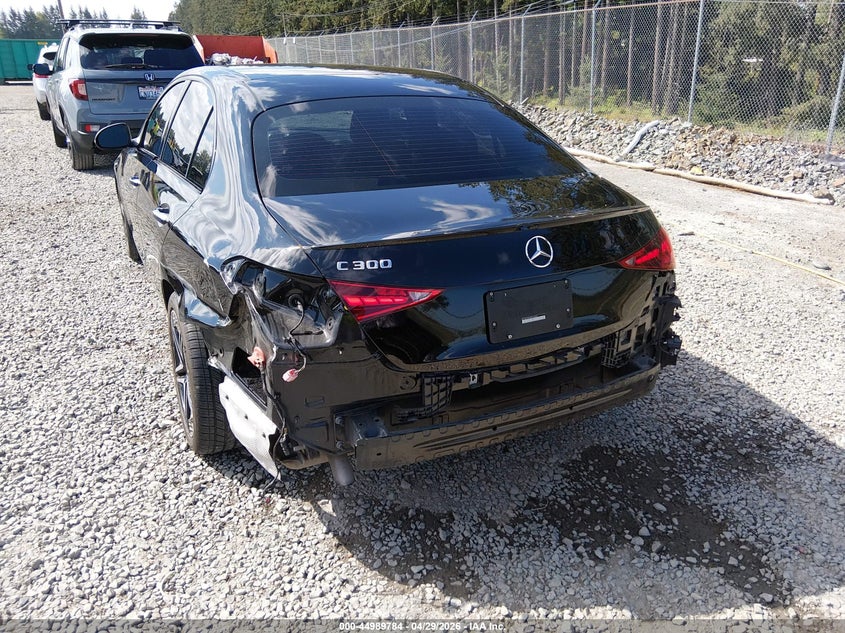 2024 Mercedes-benz C-klasse VIN W1KAF4GB6RR226687 IAAI salvage auction — REAR END, Salvage Title, sold $25,550 on 2026-07-22 (photo 6)