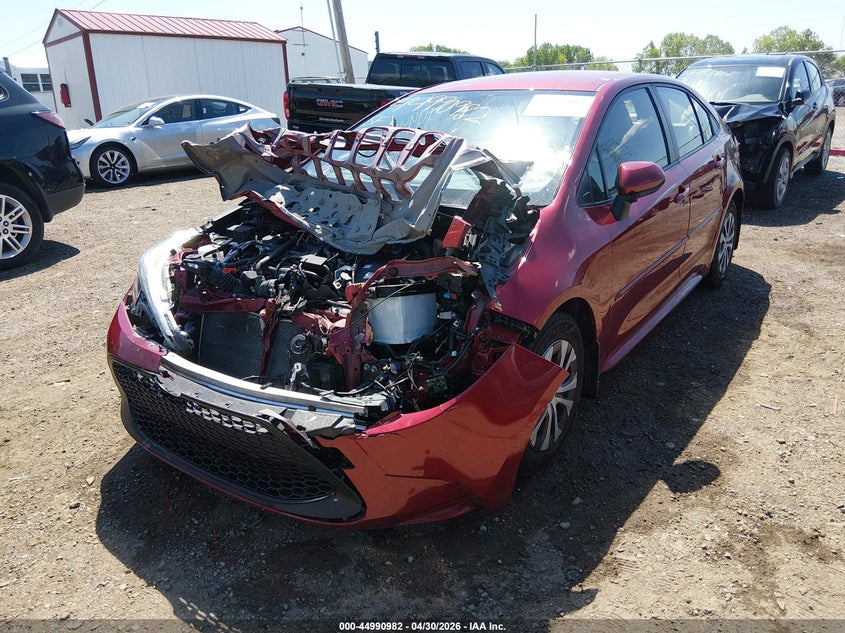2022 Toyota Corolla VIN JTDEAMDE9NJ060652 IAAI salvage auction — FRONT END, Salvage (Indiana), sold $4,000 on 2026-07-29 (photo 2)