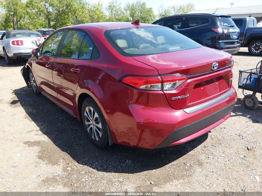 2022 Toyota Corolla VIN JTDEAMDE9NJ060652 IAAI salvage auction — FRONT END, Salvage (Indiana), sold $4,000 on 2026-07-29 (photo 3)