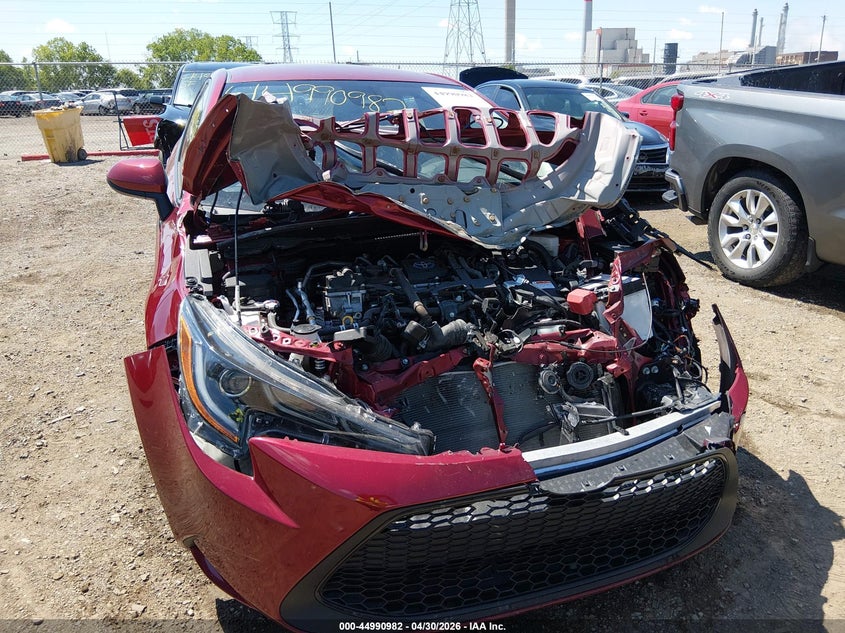 2022 Toyota Corolla VIN JTDEAMDE9NJ060652 IAAI salvage auction — FRONT END, Salvage (Indiana), sold $4,000 on 2026-07-29 (photo 6)
