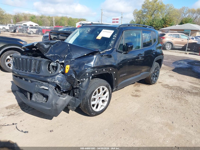 2018 Jeep Renegade VIN ZACCJBBB3JPH55188 IAAI salvage auction — FRONT END, Clear (Indiana), sold $725 on 2026-07-07 (photo 2)