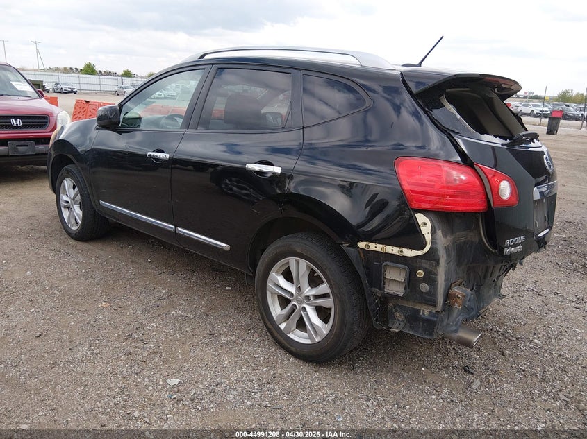 2012 Nissan Rogue VIN JN8AS5MV6CW705652 IAAI salvage auction — REAR END, Salvage (Idaho), sold $500 on 2026-07-16 (photo 3)