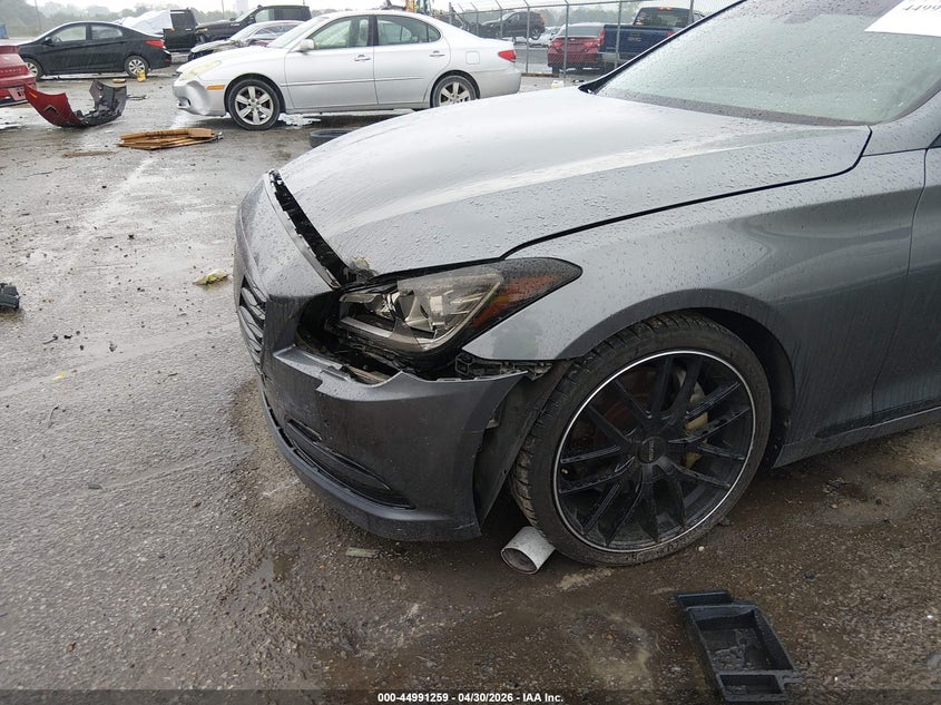 2015 Hyundai Genesis VIN KMHGN4JE4FU053556 IAAI salvage auction — FRONT END, Salvage (Louisiana), sold $1,950 on 2026-07-07 (photo 6)