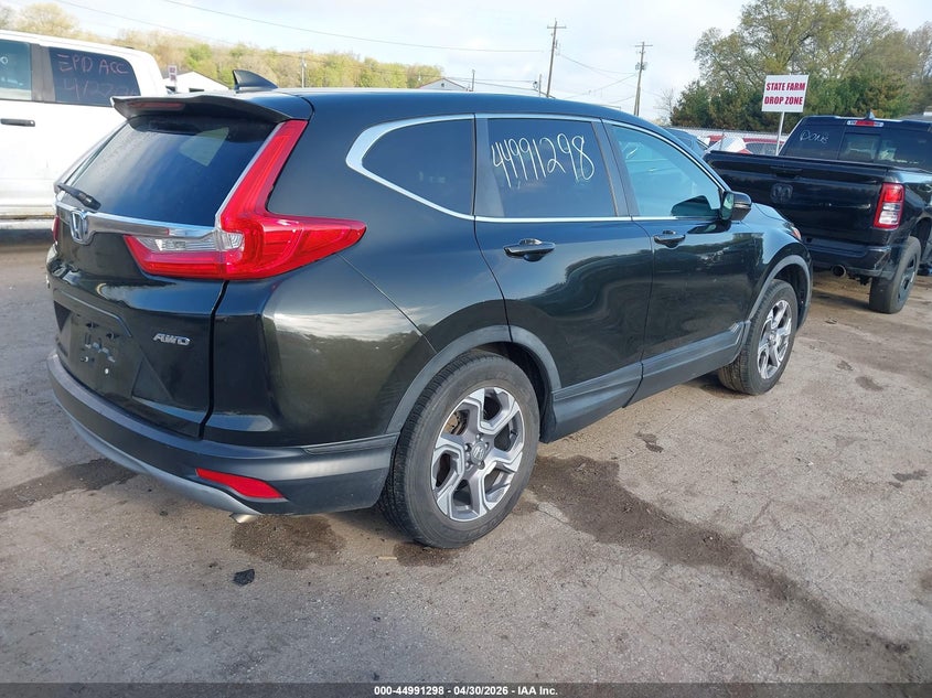 2018 Honda Cr-v VIN 7FARW2H58JE071195 IAAI salvage auction — LEFT SIDE, Salvage (Illinois), sold $7,300 on 2026-07-07 (photo 4)