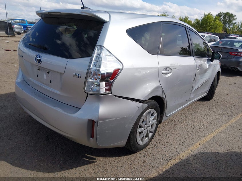 2013 Toyota Prius v VIN JTDZN3EU5D3278015 IAAI salvage auction — SIDE, Salvage (Colorado), sold $2,400 on 2026-07-25 (photo 4)