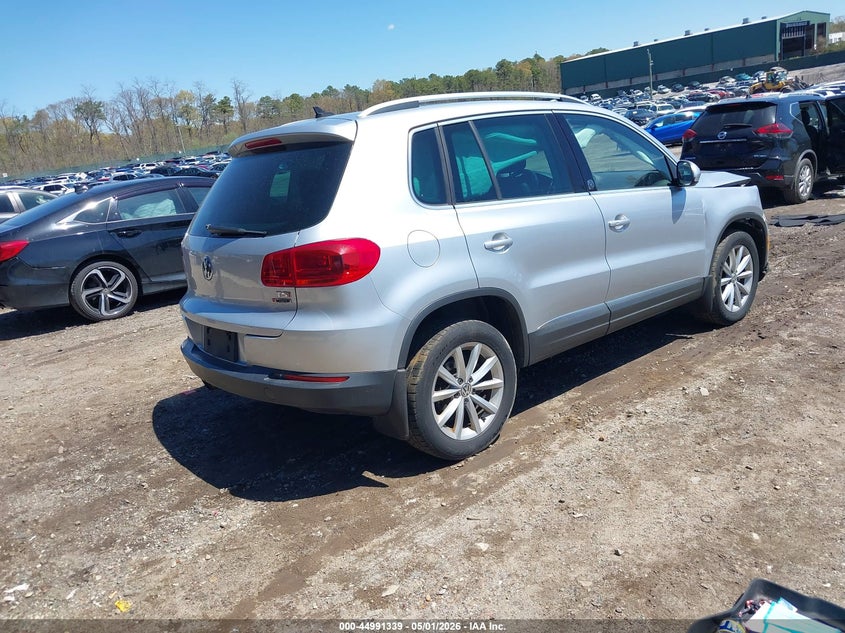 2017 Volkswagen Tiguan VIN WVGSV7AX9HK007930 IAAI salvage auction — FRONT END, Mv-907A (New York), sold $1,250 on 2026-07-07 (photo 4)