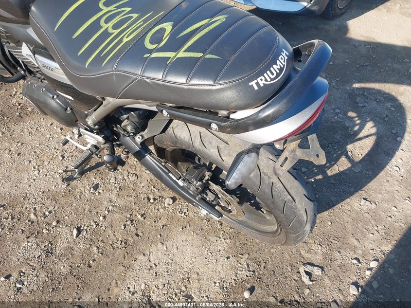 2024 Triumph motorcycle Speed VIN SMTT127Y6RNA10750 IAAI salvage auction — FRONT END, Mv-907A (New York), sold $100 on 2026-07-28 (photo 3)