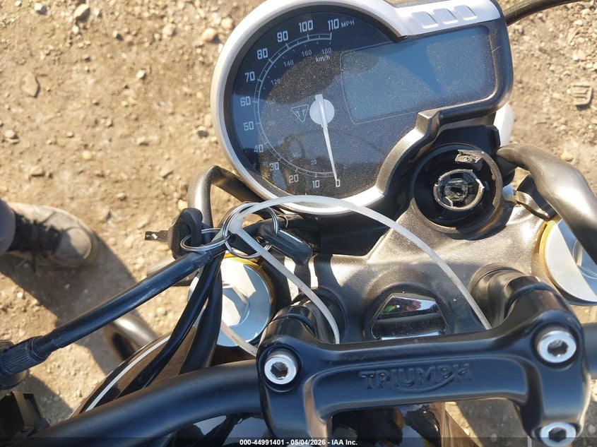 2024 Triumph motorcycle Speed VIN SMTT127Y6RNA10750 IAAI salvage auction — FRONT END, Mv-907A (New York), sold $100 on 2026-07-28 (photo 7)