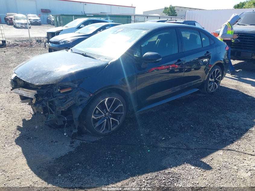 2022 Toyota Corolla VIN JTDS4MCE4NJ096146 IAAI salvage auction — FRONT END, Clear (Oklahoma), sold $2,550 on 2026-08-01 (photo 2)