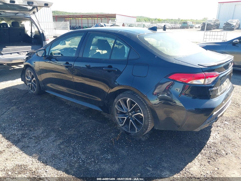 2022 Toyota Corolla VIN JTDS4MCE4NJ096146 IAAI salvage auction — FRONT END, Clear (Oklahoma), sold $2,550 on 2026-08-01 (photo 3)