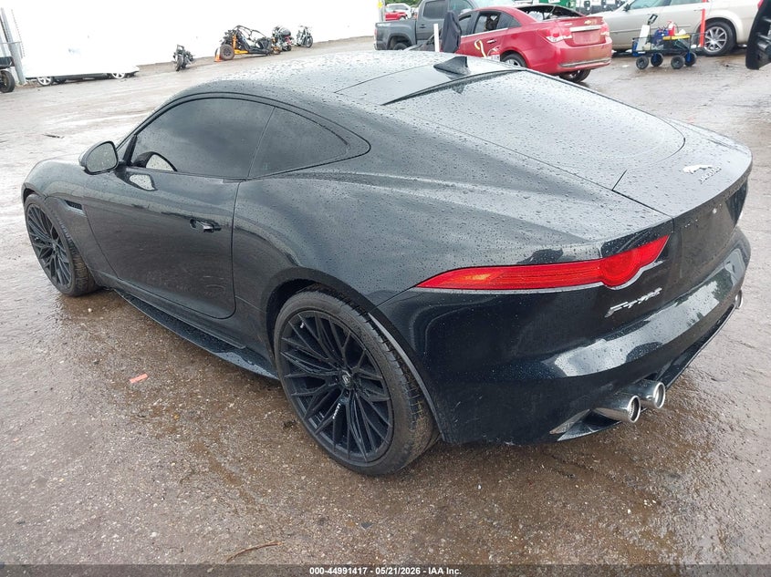 2016 Jaguar F-type VIN SAJWJ6DL3GMK27251 IAAI salvage auction — SIDE, Salvage (Oklahoma), sold $15,600 on 2026-08-19 (photo 3)
